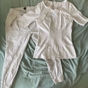 White Nursing Scrubs